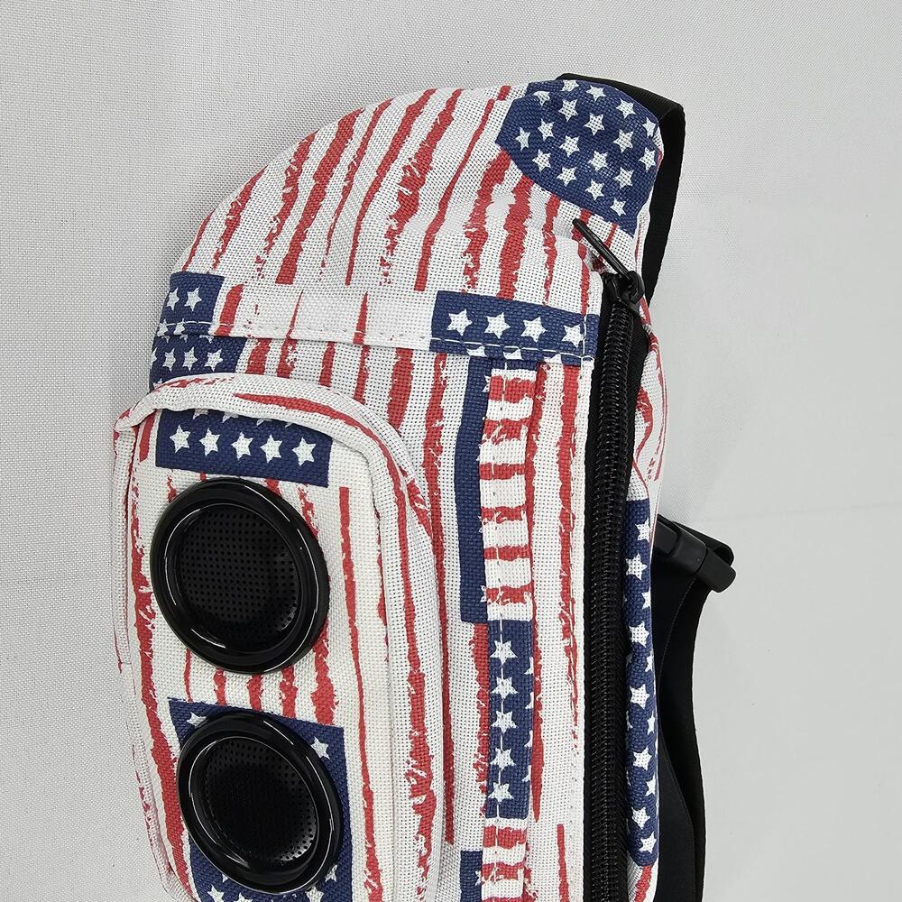 Vintage American‎ Flag Fanny Pack 4th Of July Independence Day - Picture 5 of 9